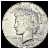1934-S Silver Peace Dollar NEARLY UNCIRCULATED