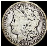 1892-S Silver Morgan Dollar NICELY CIRCULATED