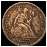 1875-S Silver Twenty Cents NICELY CIRCULATED