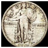1918-S Standing Liberty Quarter NEARLY UNCIRCULAT