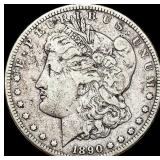 1890-CC Silver Morgan Dollar LIGHTLY CIRCULATED