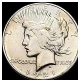 1921 Silver Peace Dollar CLOSELY UNCIRCULATED CLO