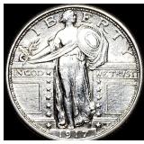 1917 Type 1 Standing Liberty Quarter CLOSELY  UNC