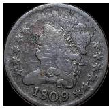 1809 Classic Head Half Cent NICELY CIRCULATED NIC