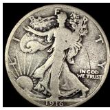 1916 Walking Liberty Half Dollar NICELY  CIRCULAT