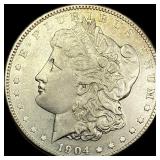 1904-S Silver Morgan Dollar CLOSELY  UNCIRCULATED
