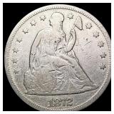 1872 Silver Trade Dollar NICELY CIRCULATED