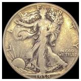 1938-D Walking Liberty Half Dollar LIGHTLY CIRCULA