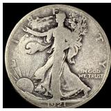 1921-S Walking Liberty Half Dollar NICELY  CIRCUL