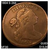 1804 S-266 Draped Bust Large Cent LIGHTLY CIRCULAT