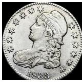 1833 Capped Bust Half Dollar CLOSELY UNCIRCULATED