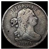 1804 Draped Bust Half Cent LIGHTLY CIRCULATED