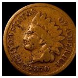 1870 Indian Head Cent NICELY CIRCULATED