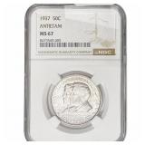 1937 Antietam Half Dollar NGC MS67