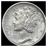 1919-D Silver Mercury Dime CLOSELY  UNCIRCULATED