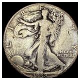 1938-D Walking Liberty Half Dollar NICELY CIRCULA