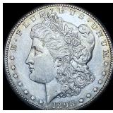 1898-S Silver Morgan Dollar CHOICE AU