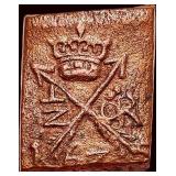 1625 Sweden Copper Klippe 1/2 "re HIGH GRADE