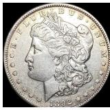 1892 Silver Morgan Dollar CLOSELY  UNCIRCULATED