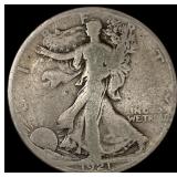 1921-S Walking Liberty Half Dollar NICELY  CIRCUL