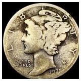 1921-D Silver Mercury Dime NICELY CIRCULATED