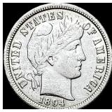 1894 Barber Dime CLOSELY UNCIRCULATED