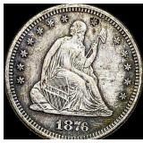 1876 Seated Liberty Quarter CLOSELY  UNCIRCULATED