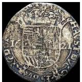 1621 Austrian Silver 3 Kreuzer LIGHTLY  CIRCULATE