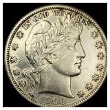 1900-S Silver Barber Half Dollar HIGH GRADE