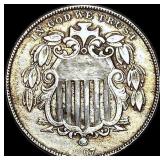 1867 Shield Nickel CLOSELY UNCIRCULATED