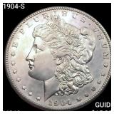 1904-S Morgan Silver Dollar CHOICE BU