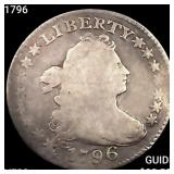 1796 Draped Bust Dime LIGHTLY CIRCULATED