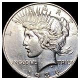 1934-D Silver Peace Dollar CLOSELY  UNCIRCULATED