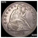 1870 Seated Liberty Dollar CHOICE PROOF