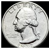 1932-S Silver Washington Quarter UNCIRCULATED