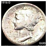 1916-D Mercury Dime HIGH GRADE