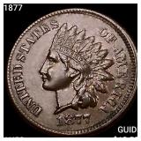 1877 Indian Head Cent CHOICE AU