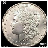 1901 Morgan Silver Dollar CHOICE BU