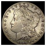 1904-S Silver Morgan Dollar LIGHTLY  CIRCULATED