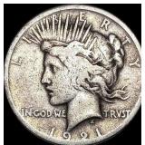 1921 Silver Peace Dollar LIGHTLY CIRCULATED
