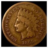 1868 Indian Head Cent NICELY CIRCULATED