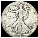 1916-S Walking Liberty Half Dollar NICELY CIRCULA