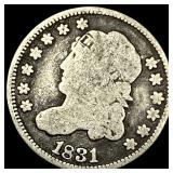 1831 Capped Bust Half Dime NICELY CIRCULATED NICE