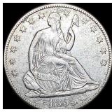 1855-O Seated Liberty Half Dollar CLOSELY  UNCIRC