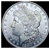 1880-O Micro O Silver Morgan Dollar CHOICE AU