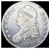 1817 Capped Bust Half Dollar LIGHTLY  CIRCULATED