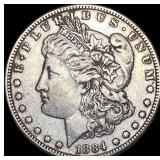 1884-S Silver Morgan Dollar NEARLY UNCIRCULATED