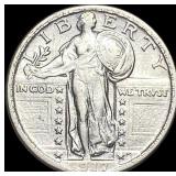 1917 Type 2 Standing Liberty Quarter NEARLY UNCIR