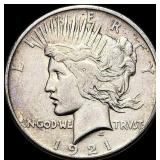 1921 Silver Peace Dollar CLOSELY UNCIRCULATED CLO