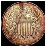 1868 Two-Cent Piece UNCIRCULATED UNCIRCULATED